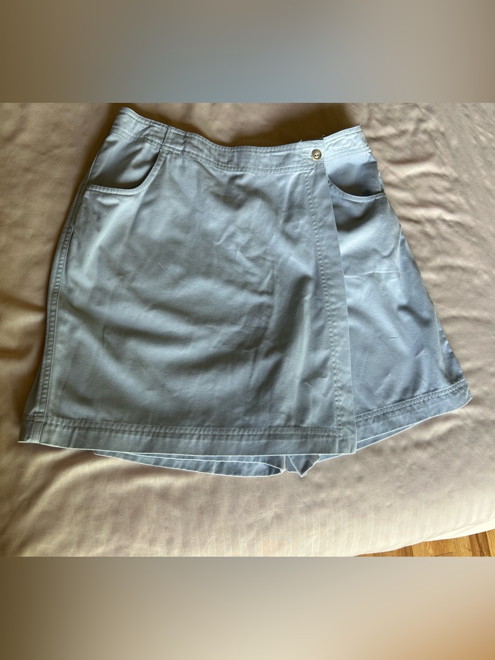 Light Blue Women’s Wrap Skirt
